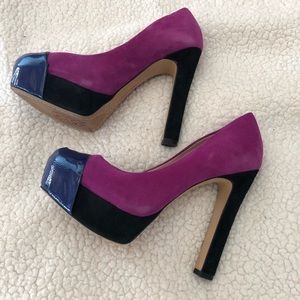 Vince Camuto Jorgie Purple/Navy/Black Pumps